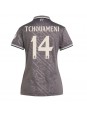 Real Madrid Aurelien Tchouameni #14 Tredjedrakt Dame 2024-25 Korte ermer